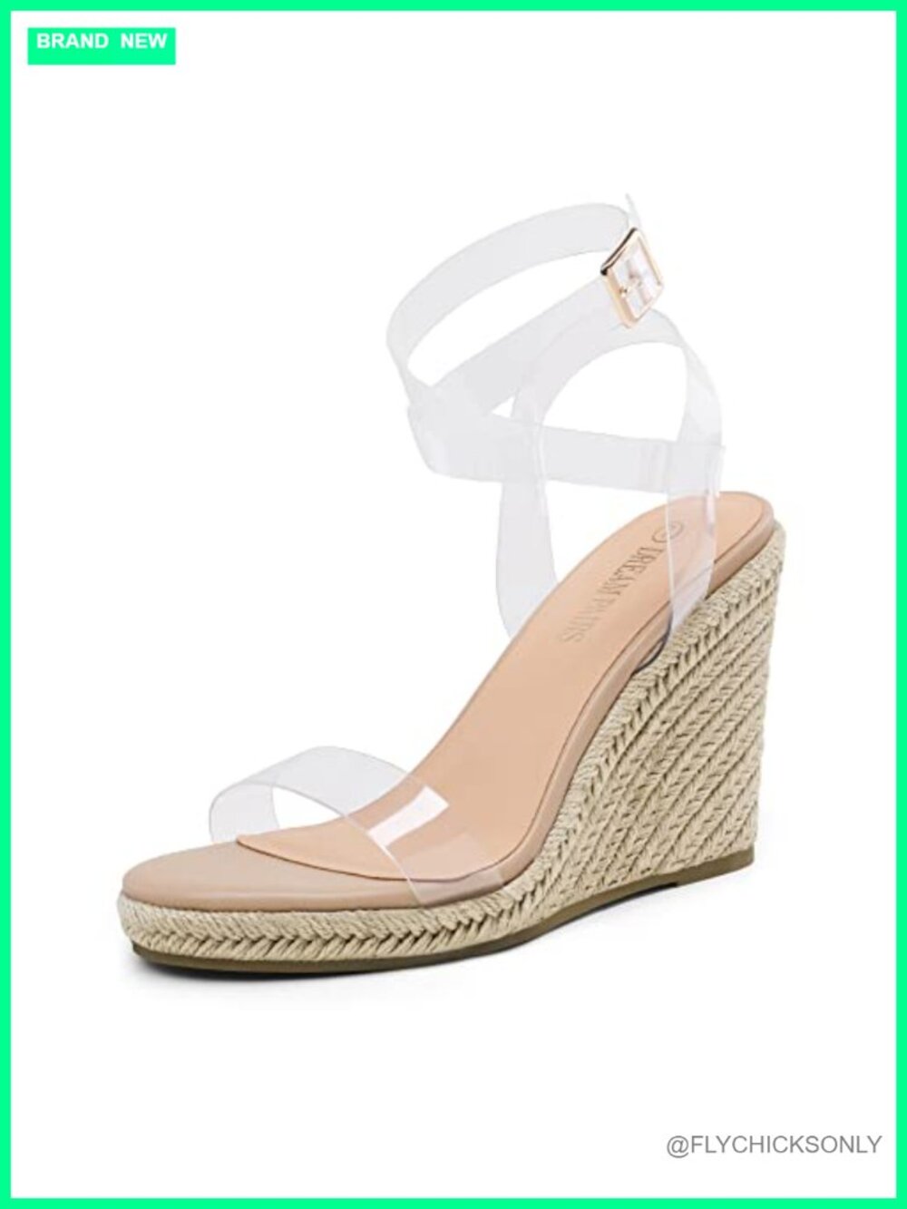 Womens Espadrille Platform Wedge Sandals Ankle Strap Open Toe